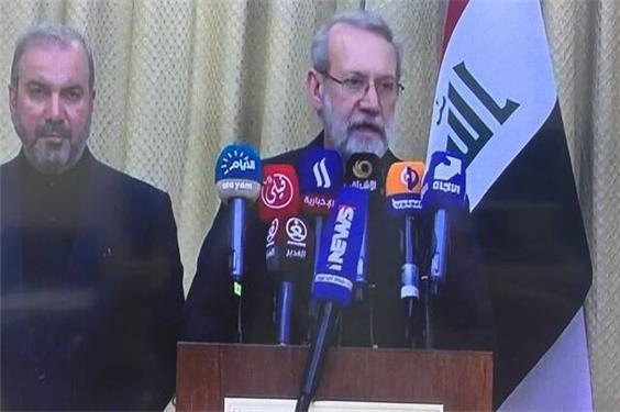 توضیح لاریجانی درباره امضای یادداشت تفاهم امنیتی میان ایران و عراق