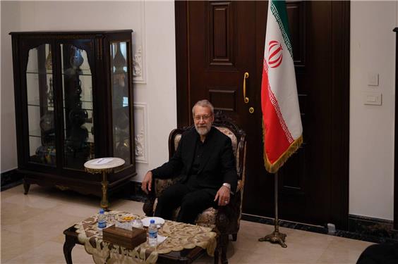 لاریجانی با دبیرکل حزب‌الله لبنان دیدار کرد