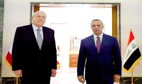 نخست وزیر لبنان وارد بغداد شد