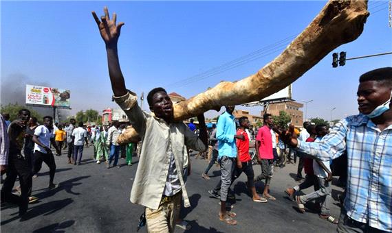 مقاومت سودانی ها برابر کودتای نظامیان