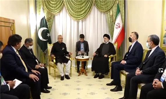 رئیس جمهور با همتای پاکستانی دیدار کرد