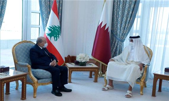 جزئیات دیدار امیر قطر و میشل عون در دوحه