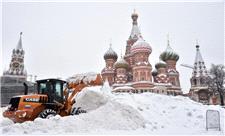 بارش برف دو متری در روسیه!