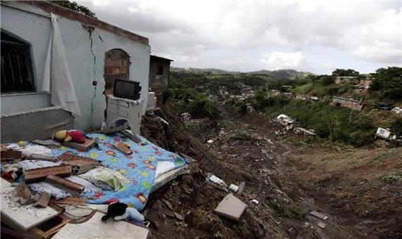 رانش زمین خانه تاریخی در برزیل را ویران کرد