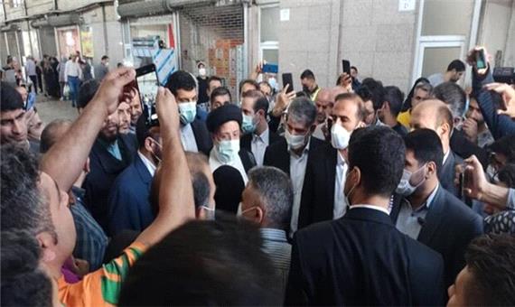 بازدید رئیس جمهور از فرآیند توزیع کالاهای اساسی در تهران