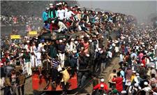 شلوغی عجیب قطارها در بنگلادش