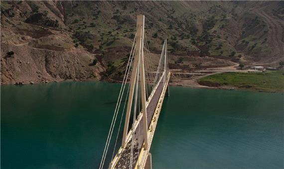 بزرگترین پل کابلی ایران را ببینید