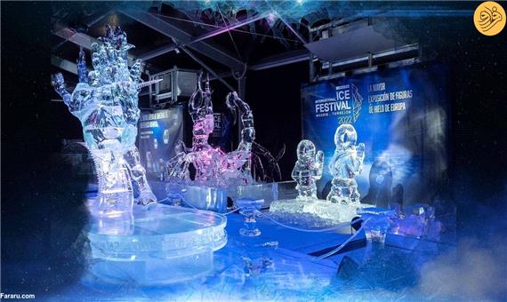 جشنواره مجسمه‌های یخی در مادرید
