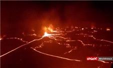 فوران آتشفشان آرتا آله اندونزی پس از 50 سال