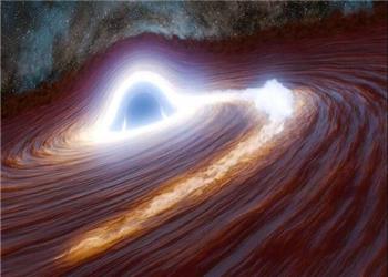 رصد شراره سیاهچالهای به اندازه 10 تریلیون خورشید میدرخشد