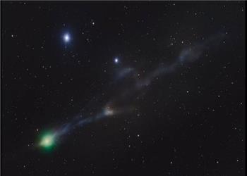 عکس روز ناسا از دنباله یک دنبالهدار میانستارهای