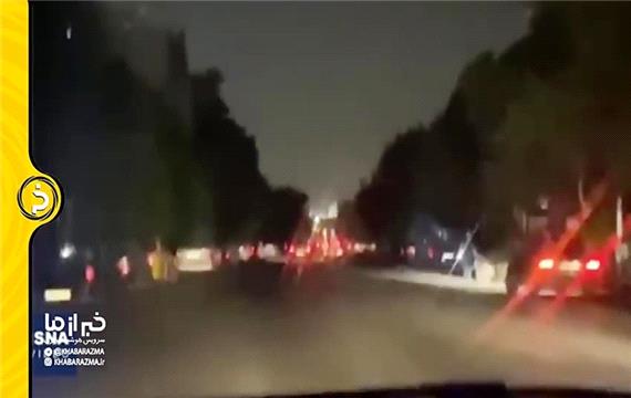 تاریکی ترسناک در خیابان های تهران در پی قطعی برق !