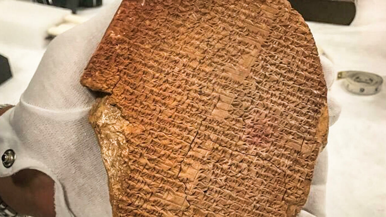 لوح گمشده ۳۵۰۰ ساله دوباره به عراق بازگشت