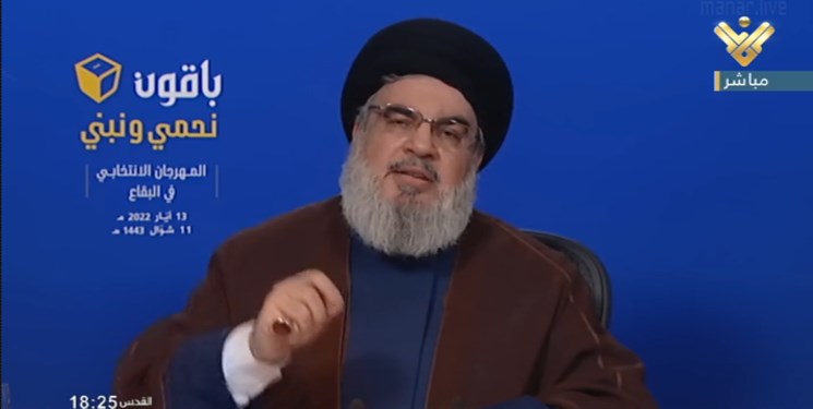 سید حسن نصرالله: سازشکاران شرم کنند، آمریکا به دنبال گرسنه نگه داشتن مردم لبنان است