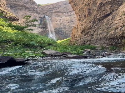 آبشار زیبای مران در مازندران