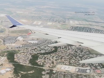 هواپیمای بال شکسته با سلامت فرود آمد!