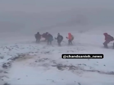 بارش برف در دماوند