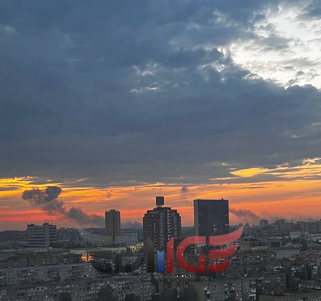 شهر دونتسک پس از چندین حمله پهپادی اوکراین