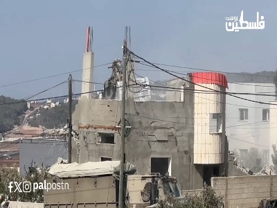 تخریب منزل شهید فلسطینی در کرانه باختری