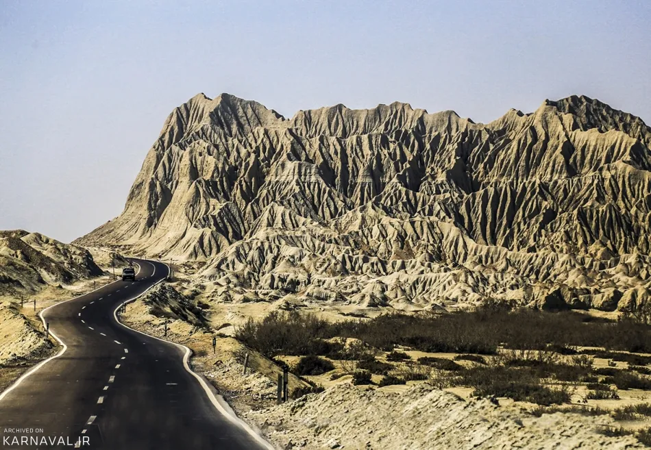 کوه‌های مریخی در چابهار بلوچستان