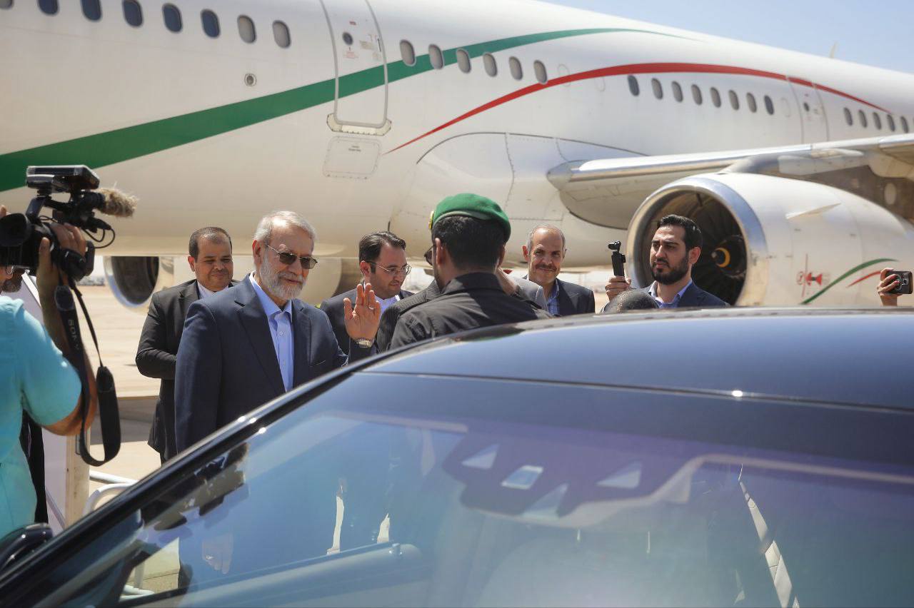 لاریجانی وارد ریاض شد