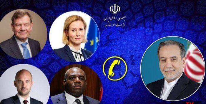 رایزنی عراقچی با وزرای خارجه اروپایی درباره پرونده هسته‌ای