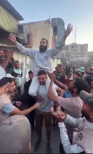 جشن آزادی اسیر فلسطینی