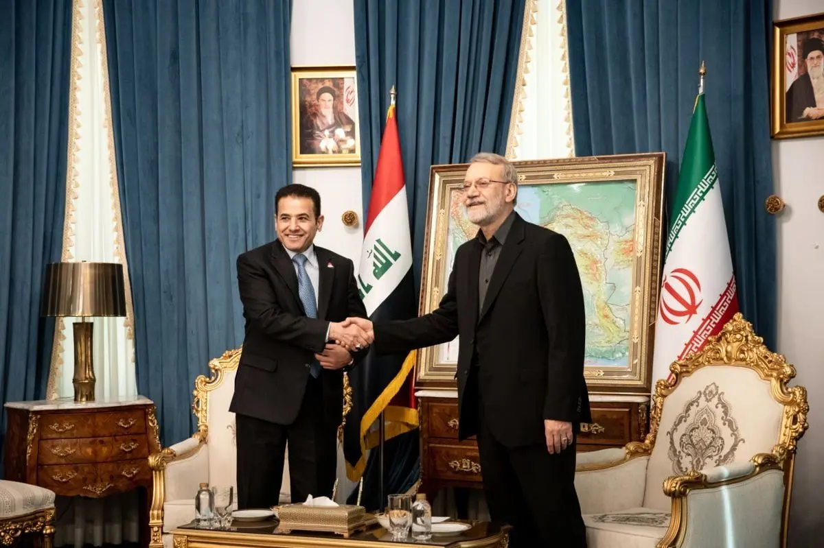 دیدار لاریجانی با مشاور امنیت ملی عراق