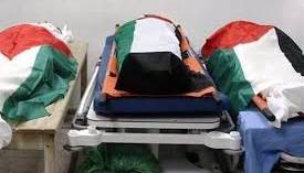 پیکر ۱۵ شهید اسرای فلسطینی به غزه بازگردانده شد