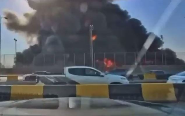 انفجار مخازن سوخت در بصره عراق