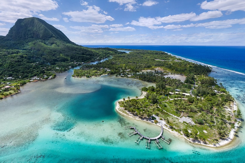 نقطه ای جادویی در جزیره خصوصی Taha a در پلینزی فرانسه