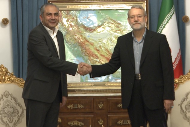 وزیر کشور پاکستان با علی لاریجانی دیدار کرد