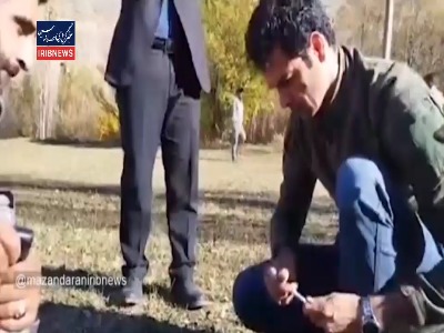 نجات خرس قهوهای از تله