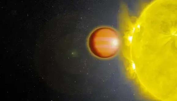 تلسکوپ فضایی جیمزوب نمای سه‌بعدی خیره‌کننده‌ای از جو سوزان یک سیاره ثبت کرد