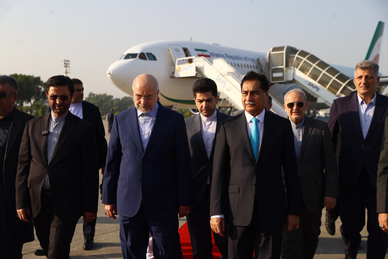 قالیباف وارد اسلام‌آباد شد