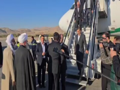 رئیس جمهور به سنندج رفت