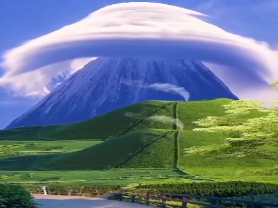 منظره دیدنی کوه فوجی ژاپن