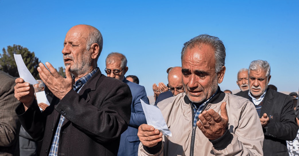 اقامه با شکوه نماز طلب باران در بجنورد