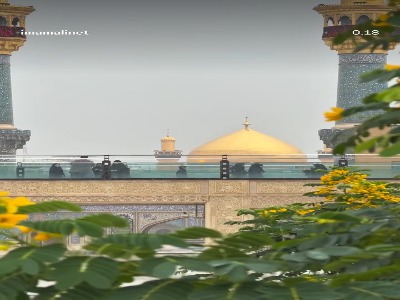 حال و هوای بارانی نجف