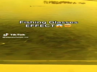تاثیر شگفت انگیز عینک مخصوص ماهی‌گیری