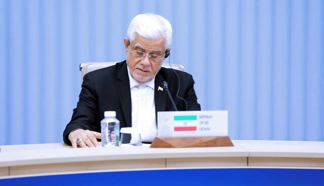 اظهارات عارف درباره چزئیات پیشنهادات ایران در اجلاس شانگهای