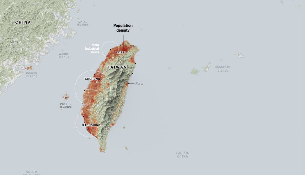 آمریکا: چین میتواند تنها ظرف چند ساعت تایوان را محاصره کند