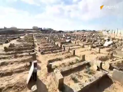 دشواری دفن اجساد شهدا در نوار غزه