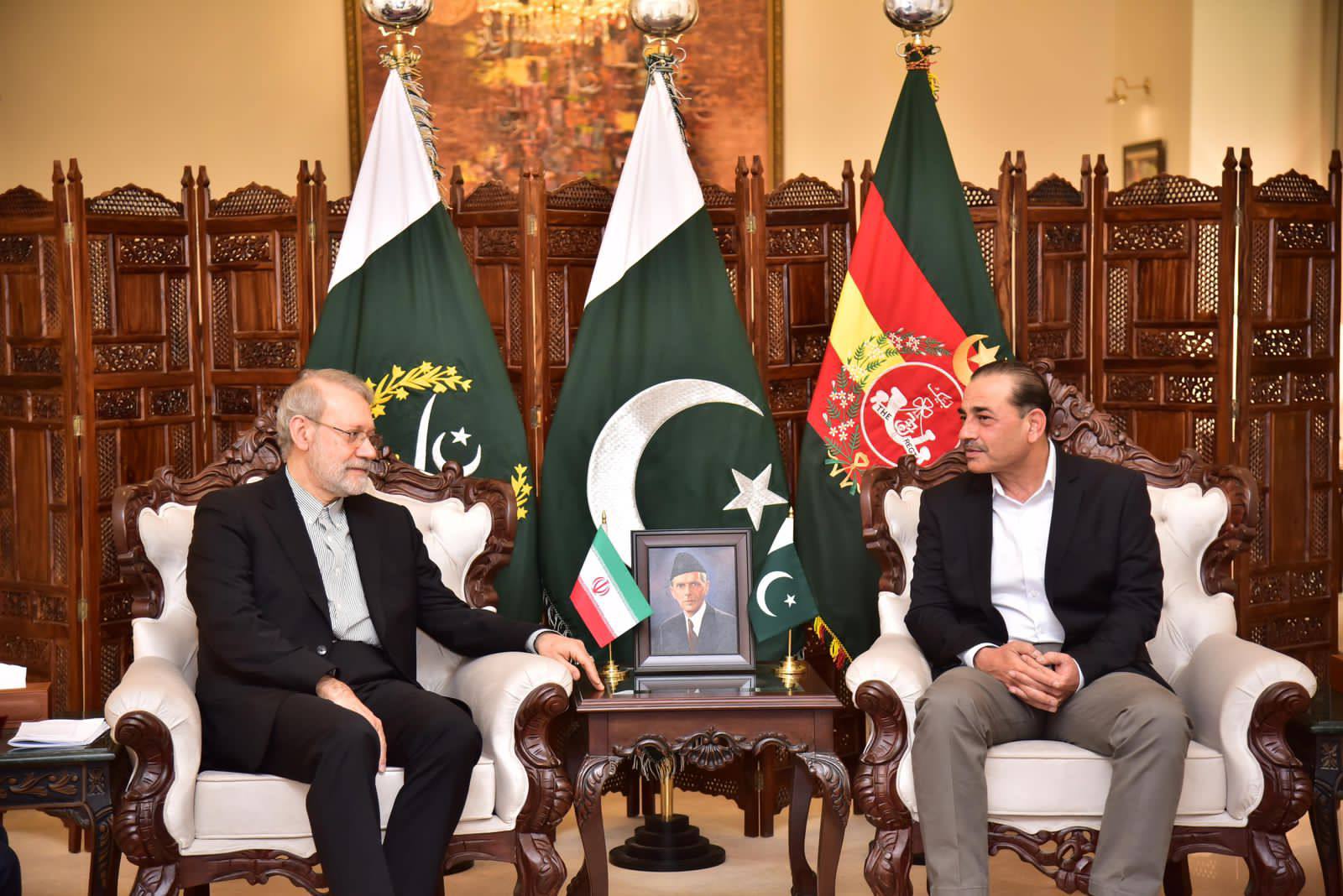 لاریجانی با فرمانده ارتش پاکستان دیدار کرد