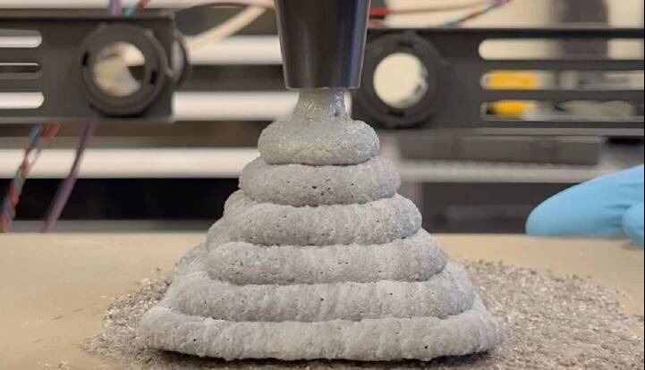 چاپ سه‌بُعدی بتنی که در عرض ۳ روز سخت می‌شود