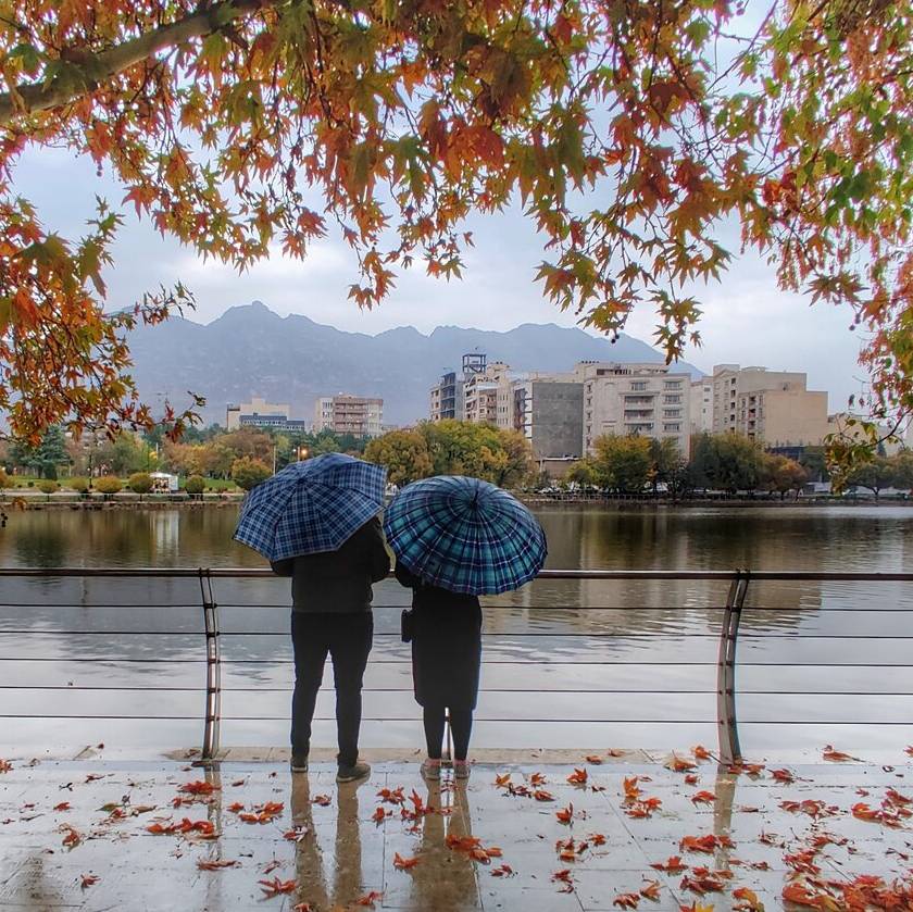 خرم آباد در آغوش اولین باران پاییز