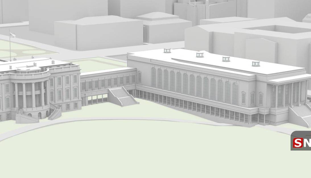 سالن رقص ترامپ از کاخ سفید بزرگتر خواهد بود!