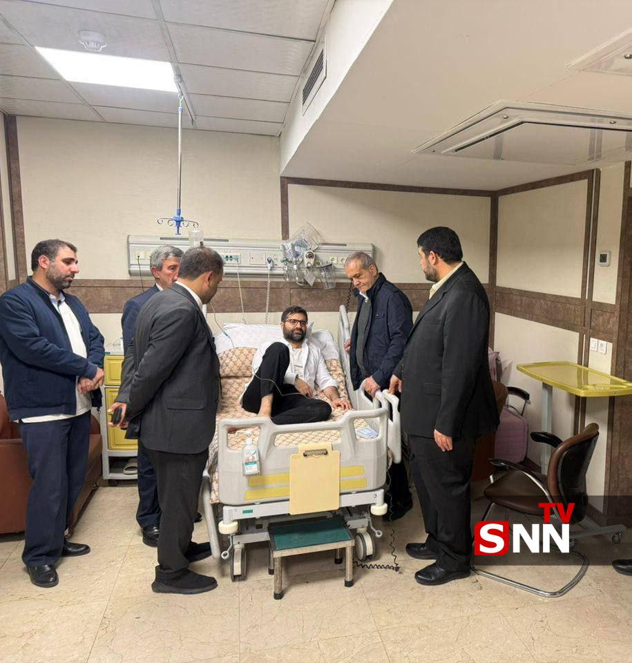 عیادت پزشکیان از سقاب اصفهانی