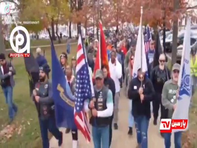 تظاهرات ضد ترامپ کهنه‌سربازان آمریکایی