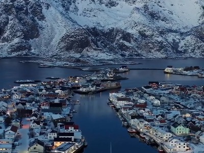 زمستان در شمال نروژ